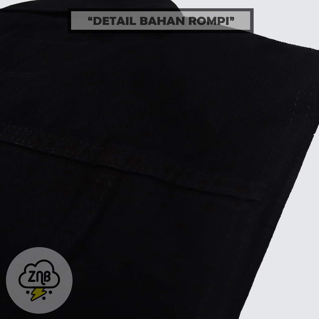 ROMPI JEANS HITAM COCOK UNTUK OUTPIT SEHARI HARI