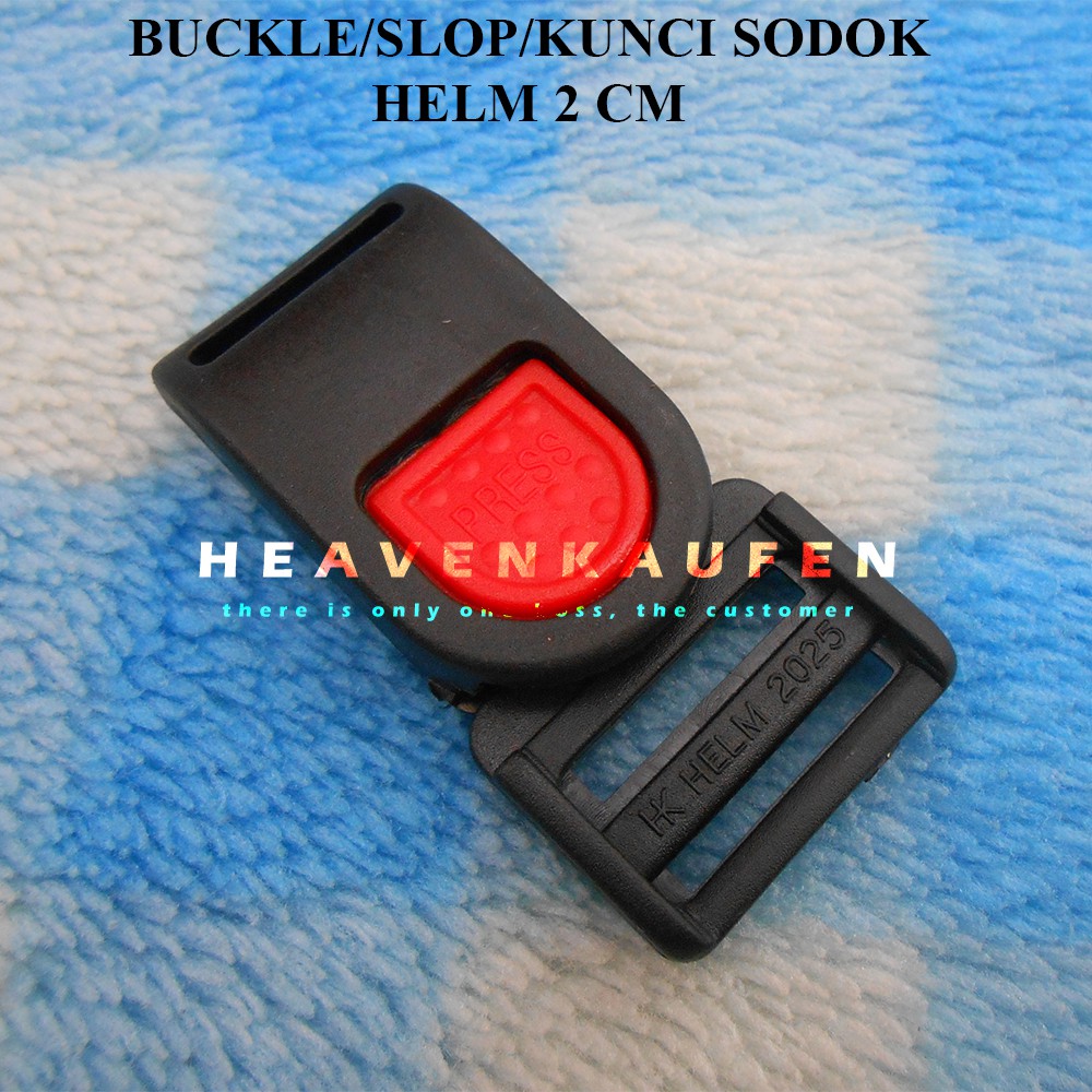 Buckle Sodok / Slop / Kunci Sodok Helm 2 cm