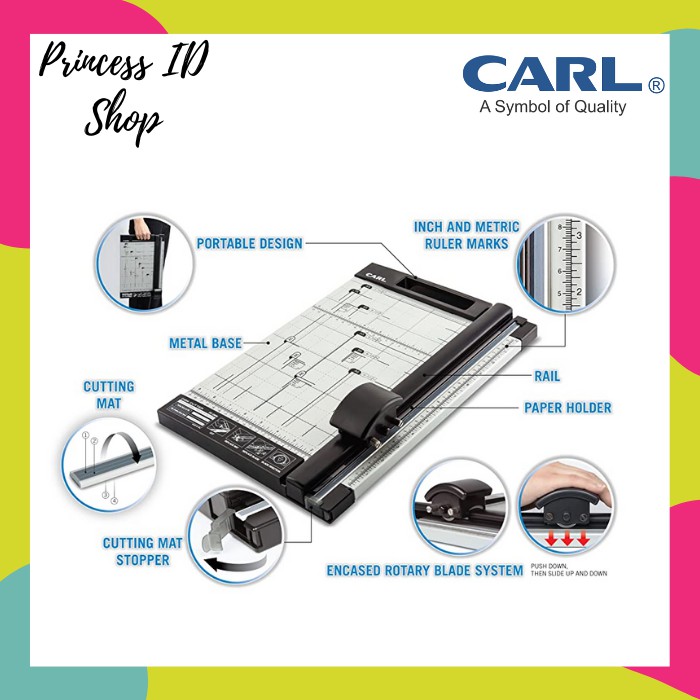 

PEMOTONG KERTAS PAPER TRIMMER CARL DC-200N