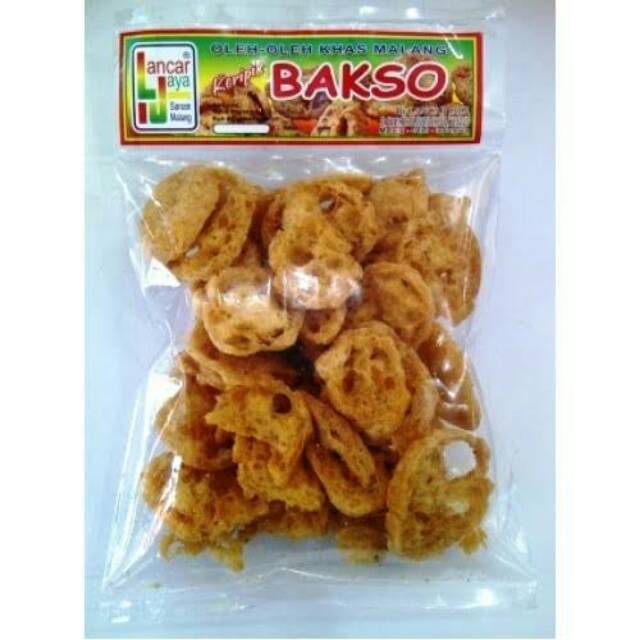 

Keripik bakso khas kota malang