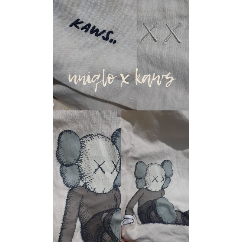 TOTEBAG UNIQLO X KAWS