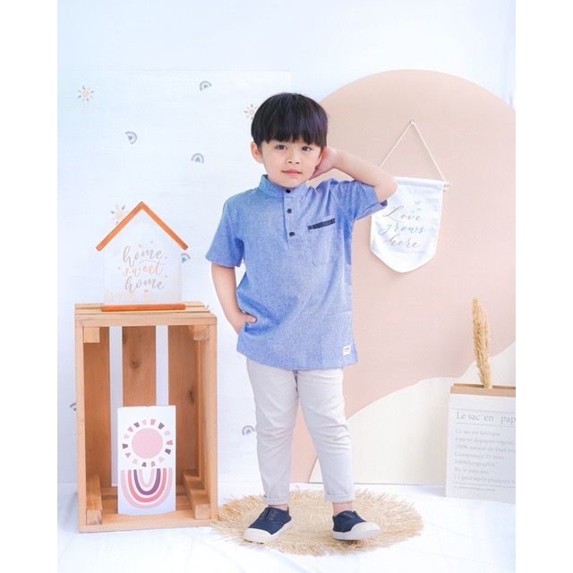 Koko Anak Katun Madina Neeca Kiddos Size 1-5 Tahun Murah