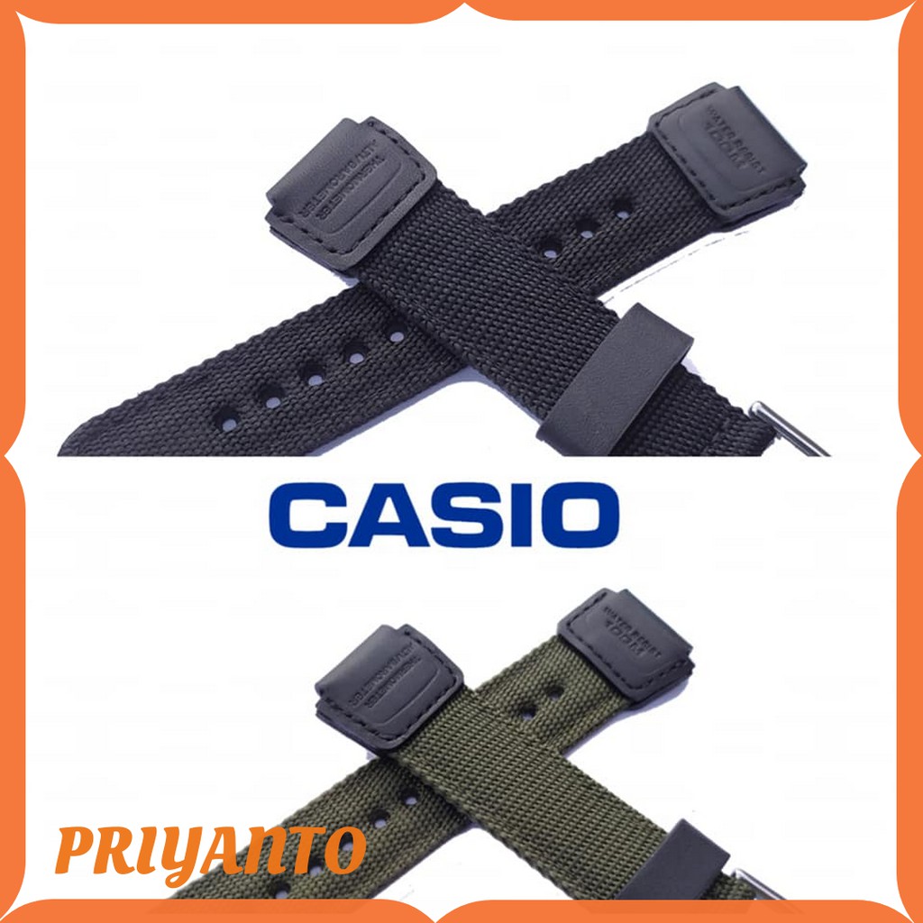 Tali Jam Tangan Canvas Casio G-shock DW6900 DW6600 G5600 Original OEM Free Pen