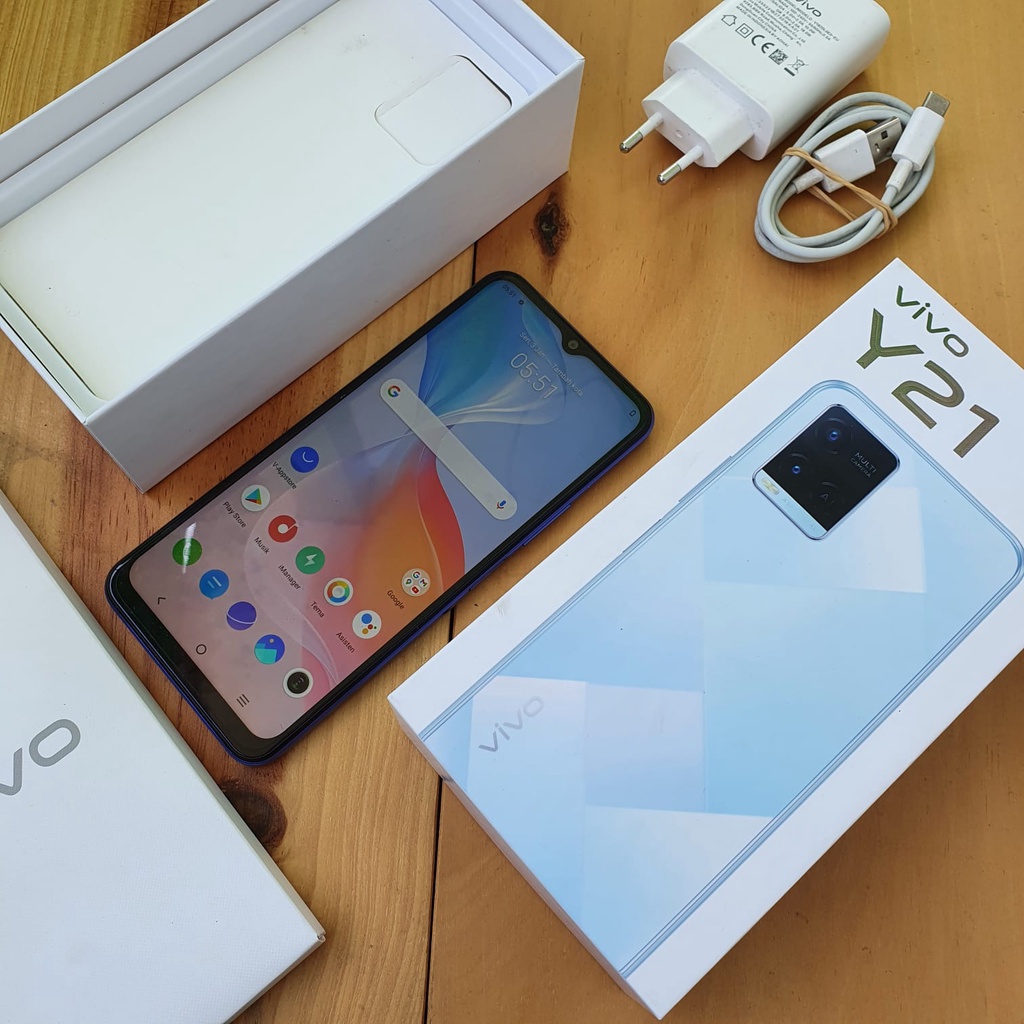 VIVO Y21 SECOND 4/64GB HANDPHONE SECOND HP SEKEN HP BEKAS HP MURAH