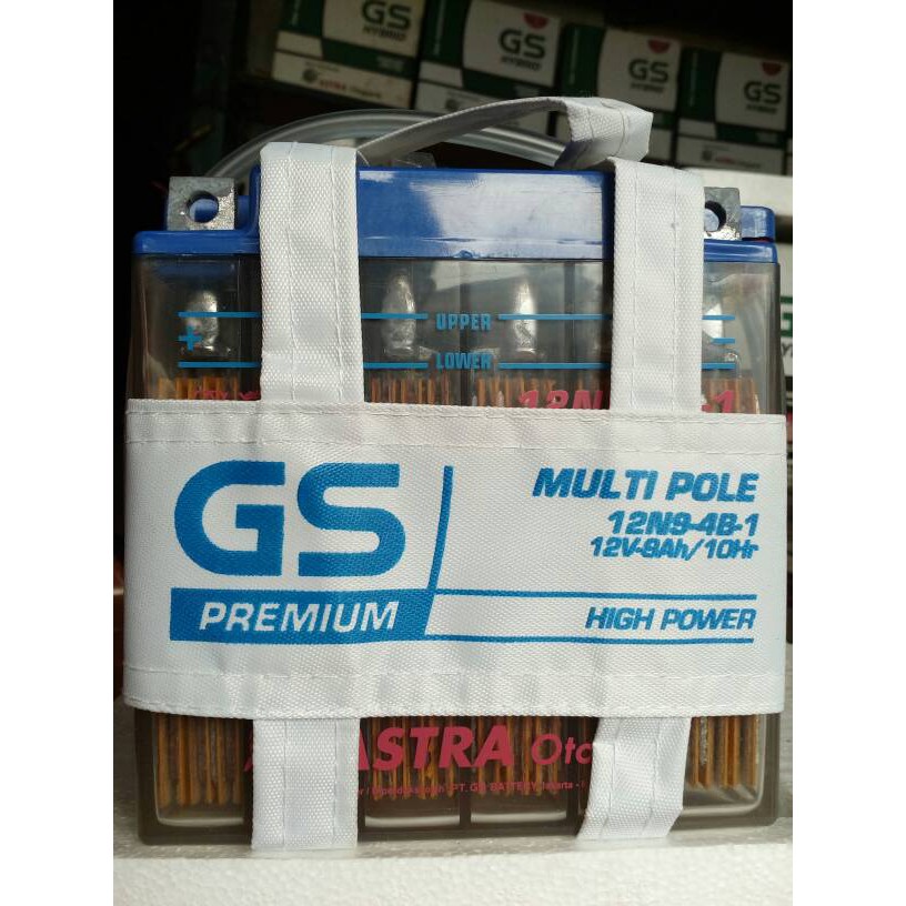 Aki / Accu Motor GS ASTRA 12N9-4B-1