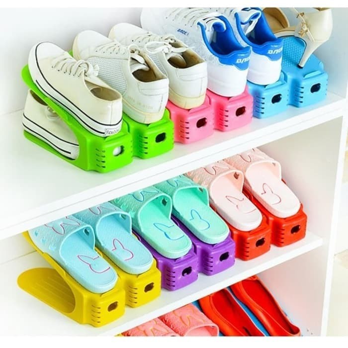 rack pcs 1 Tempat Sepatu hak heels slippers shoes Sandal rak minimalis