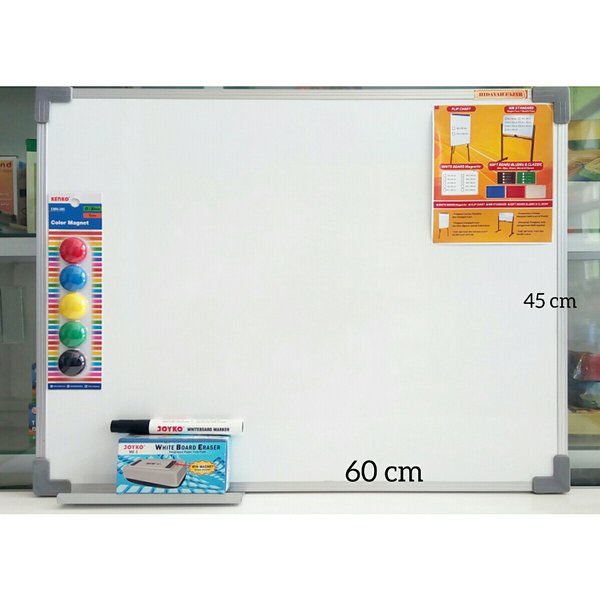 

papan tulis - spidol - penghapus white board - magnet warna