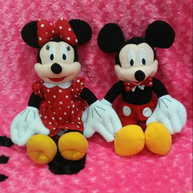 BONEKA MICKEY MOUSE BONEKA MINNIE MOUSE BONEKA KARAKTER LUCU MURMER