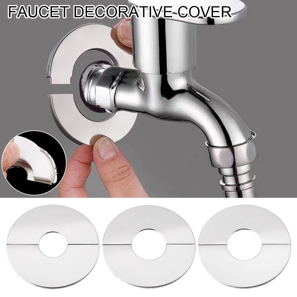 Kran Nanas Penutup Hias Shower Dapur Flange Cover Wall Flange Stainless Steel Aksesoris Keran