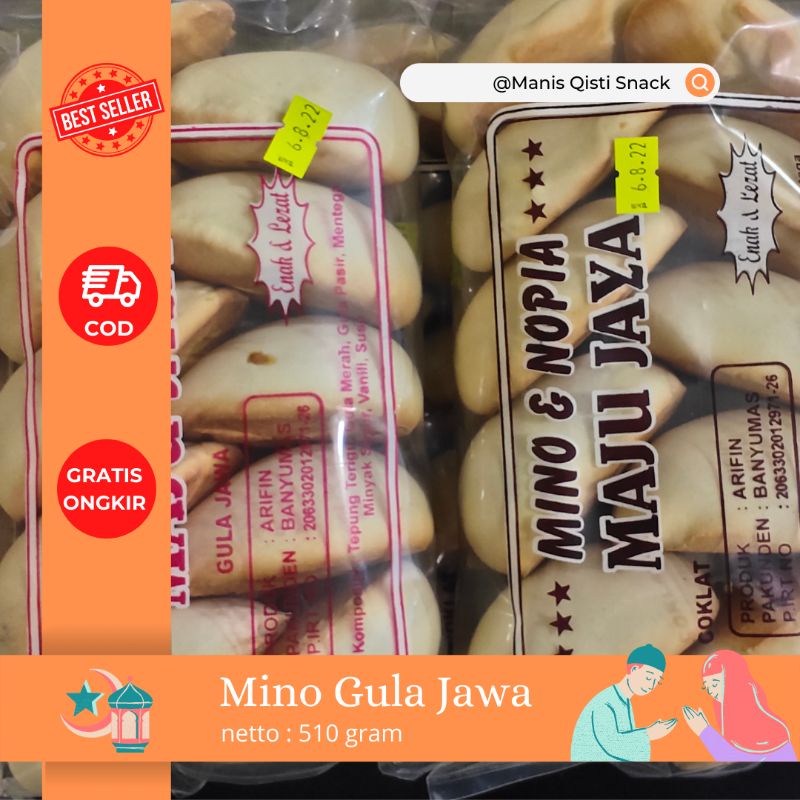 

MINO / NOPIA BESAR ISI 10 BIJI 450GR RASA COKLAT DAN GULA JAWA MAKANAN KHAS BANYUMAS BEST SELER