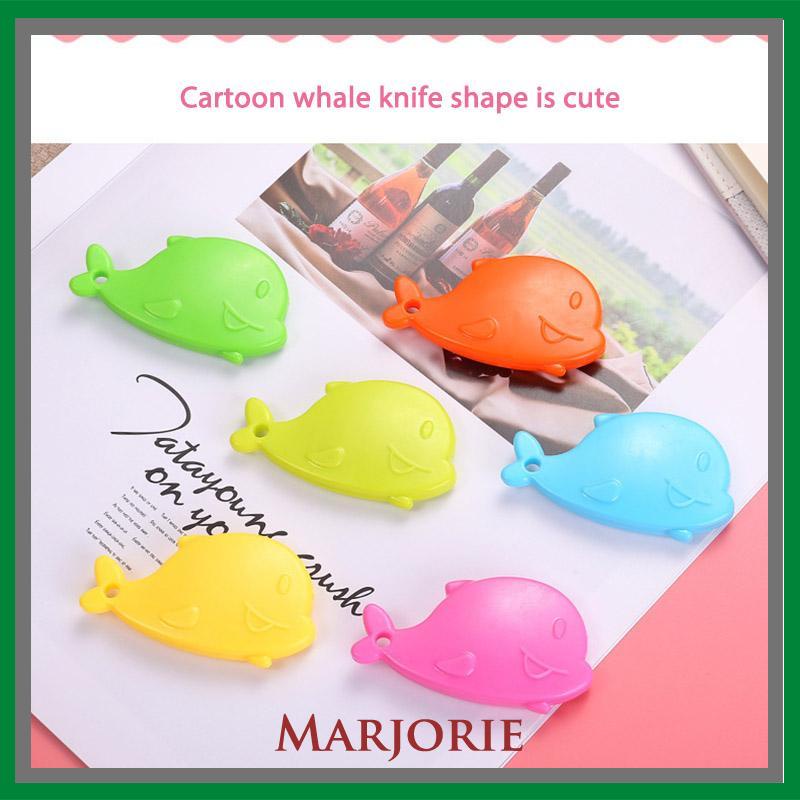 Mini Kartun Pemotong Utilitas Kecil Portabel Pemotong Unboxing Wortel Dolphin Whale Art Paper Cutter-MJD