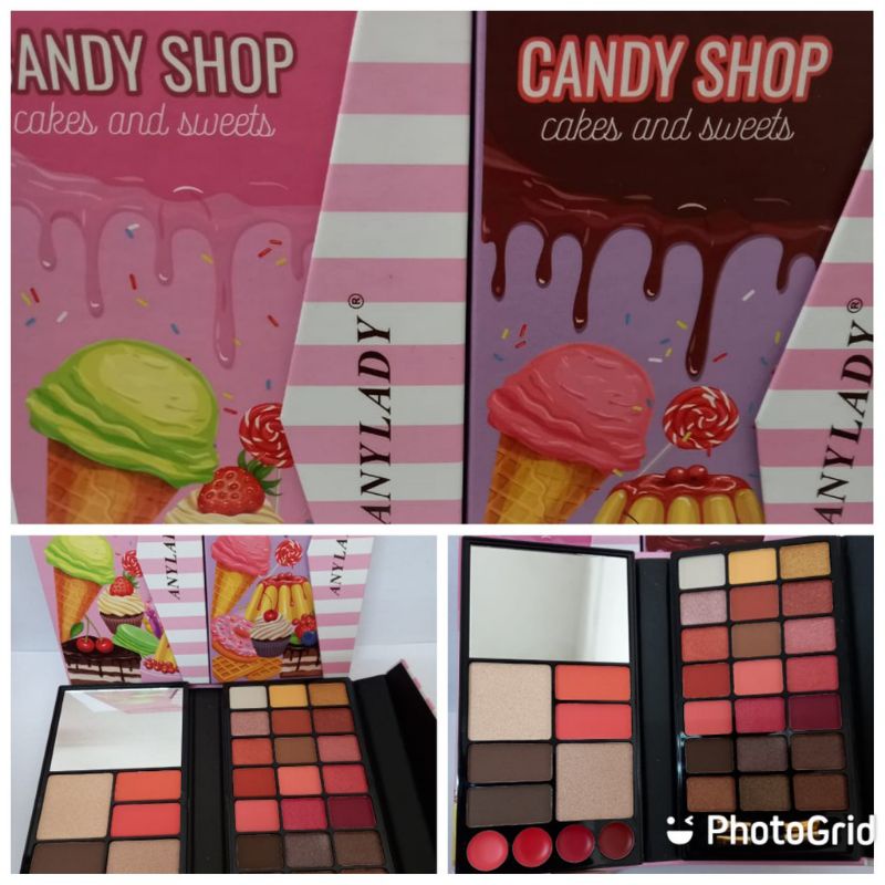 PROMO ECER!! EYESHADOW ANYLADY MAKEUP PALLETE BUBBLE ANYLADY  MAGIC UNICORN | WATERMELON PERPCS NO.8628B | 8636F | 8636N