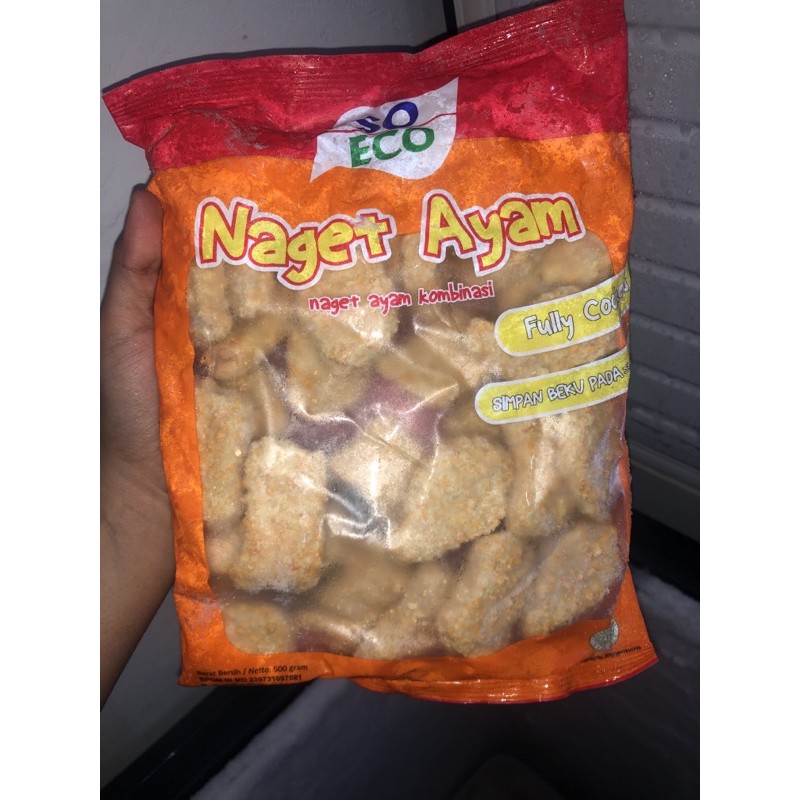 

Naget Ayam So Eco 500gr / Chicken Nugget