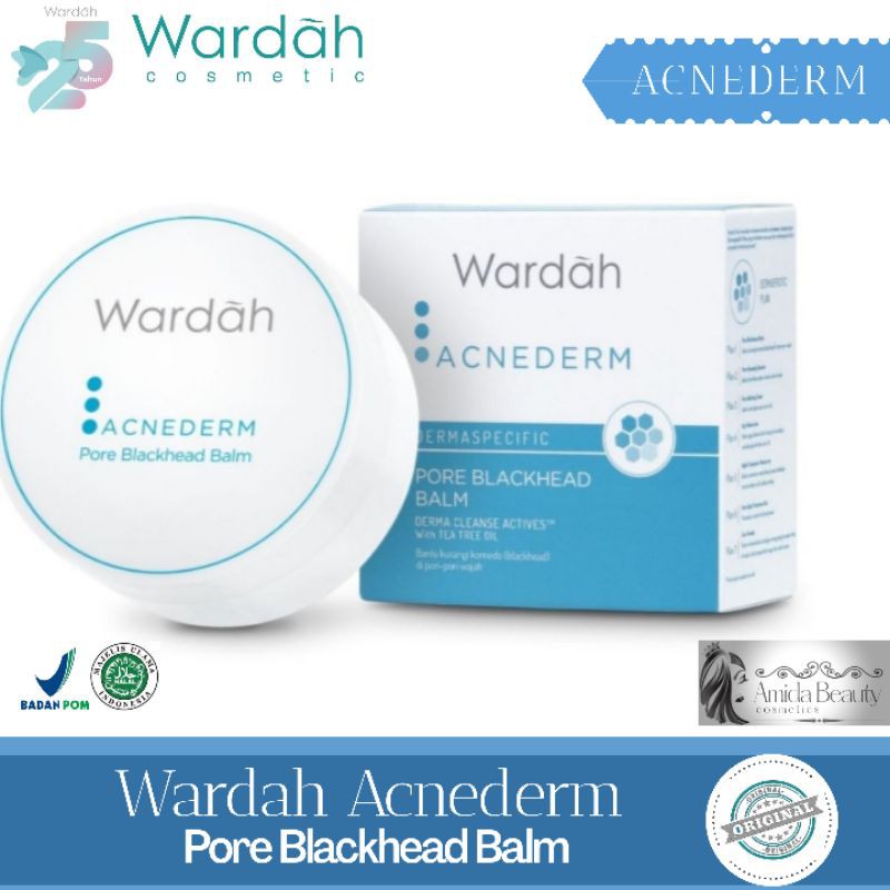 Bedak Jerawat Wardah Acnederm Pore Blackhead Balm