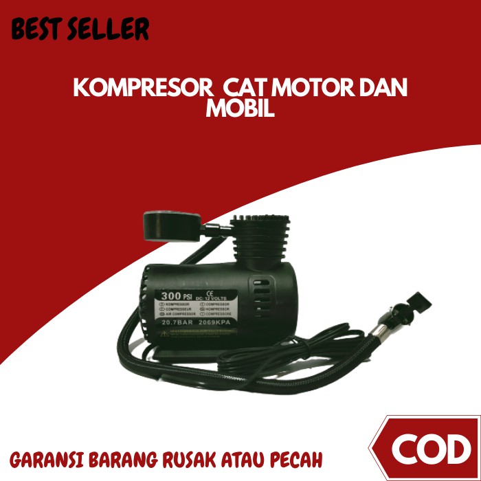 kompresor compresor mini listrik cat angin listrik body motor dan mobil