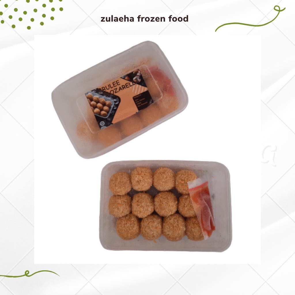 Brulee Bomb Mozarella Frozen ala Mama Gigi Homemade Halal Siap Goreng Tanpa Pengawet