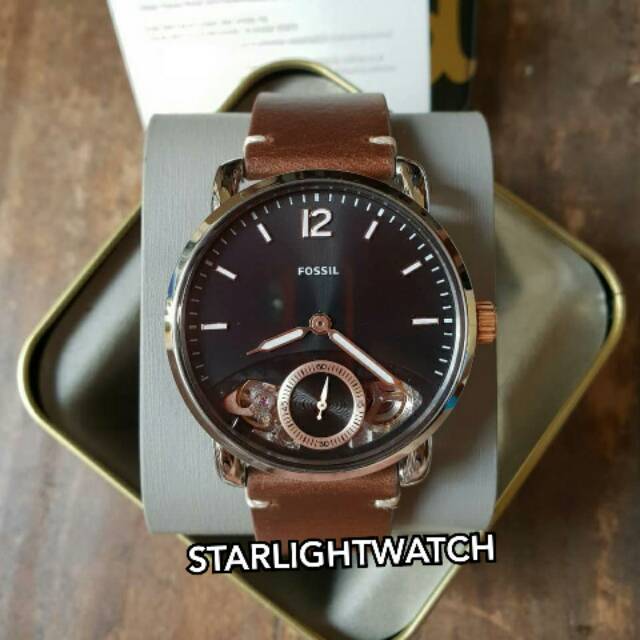 JAM TANGAN PRIA FOSSIL ME1166 AUTOMATIC STRAP KULIT