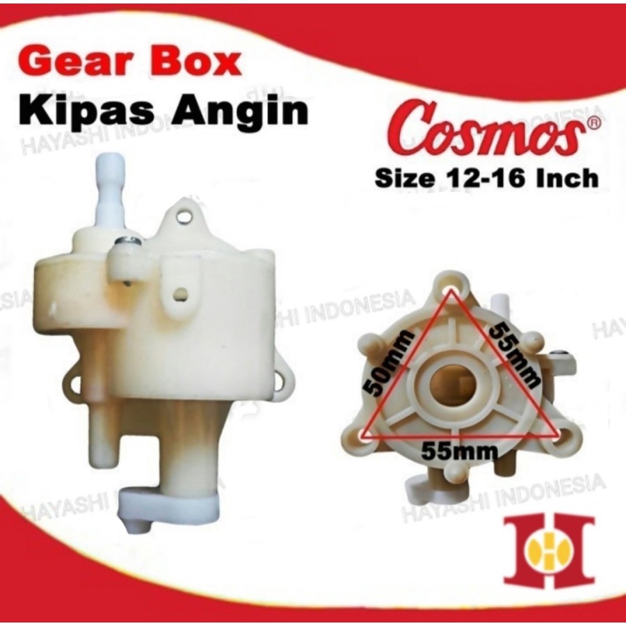 Gear Box Kipas Angin Gearbox Bintang Cosmos Mas pion Universal RRT- 5PC