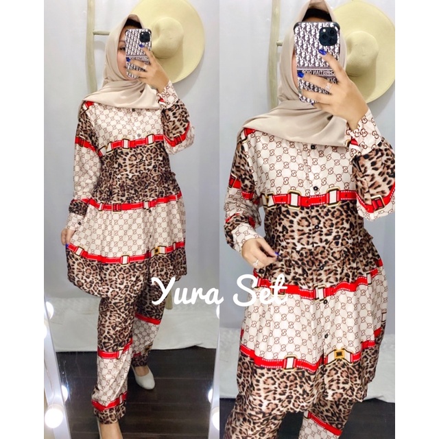 BABYDOLL PAJAMAS LENGAN PANJANG BUSUI/ YURA SET/ ONE SET RAYON JUMBO