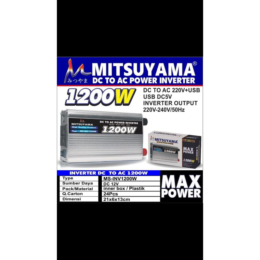 DC to AC power inventer 1200W