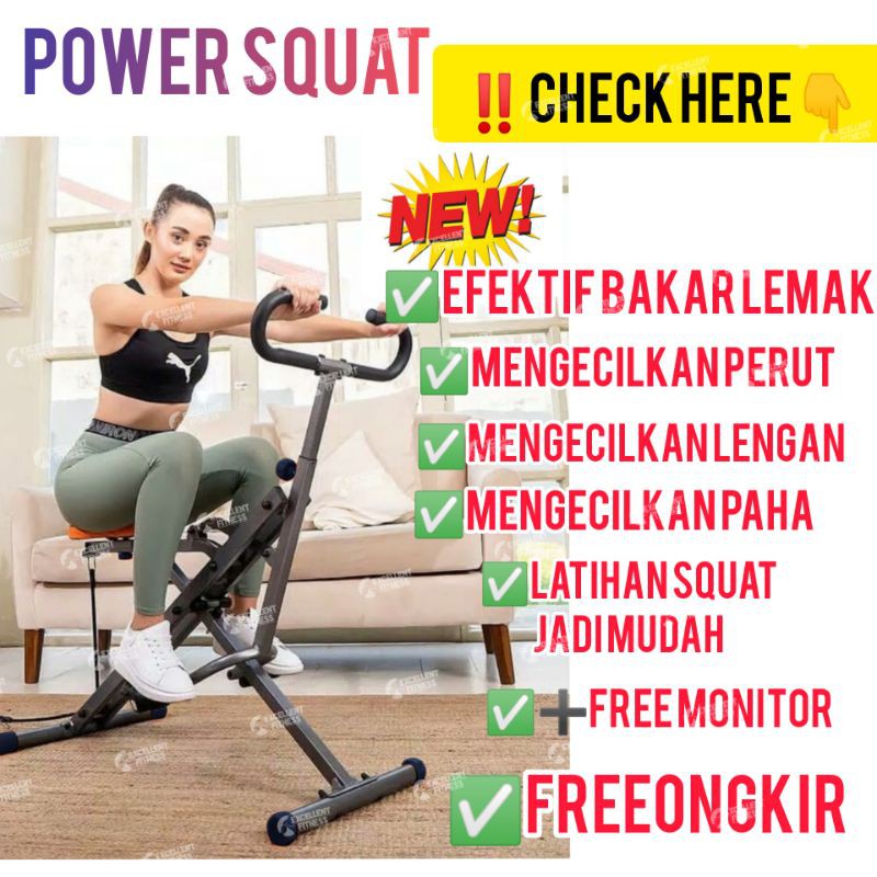 GRATIS ONGKIR JATENG POWER SQUAT SQUAD ALAT SQUAT POWER RIDER