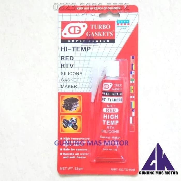 Lem Silicone Gasket Packing Sealer Sealant Silen Mesin