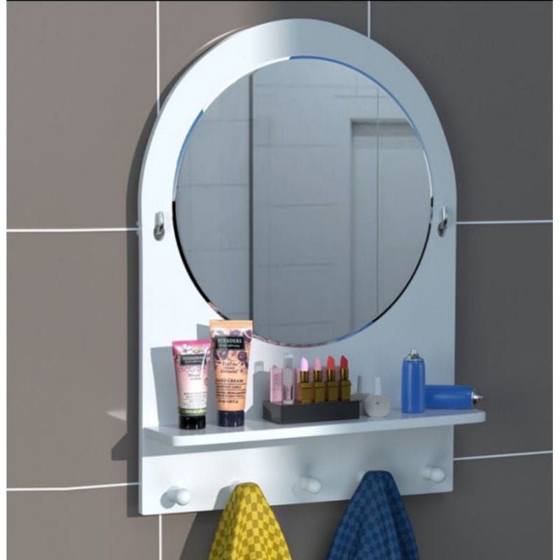 N5 Cod Pku Gs1 cermin dinding kamar Rak kosmetik Dinding tempat make up skincare organizer kamar