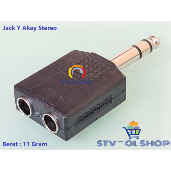 Jack Y Akay Stereo / jek Cabang Akay Stereo / Spliter Akay Stereo