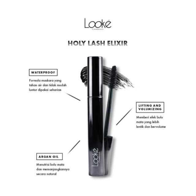 Looke Hades Cosmetics Holy Lash Elixir Hades Mascara Looke Maskara