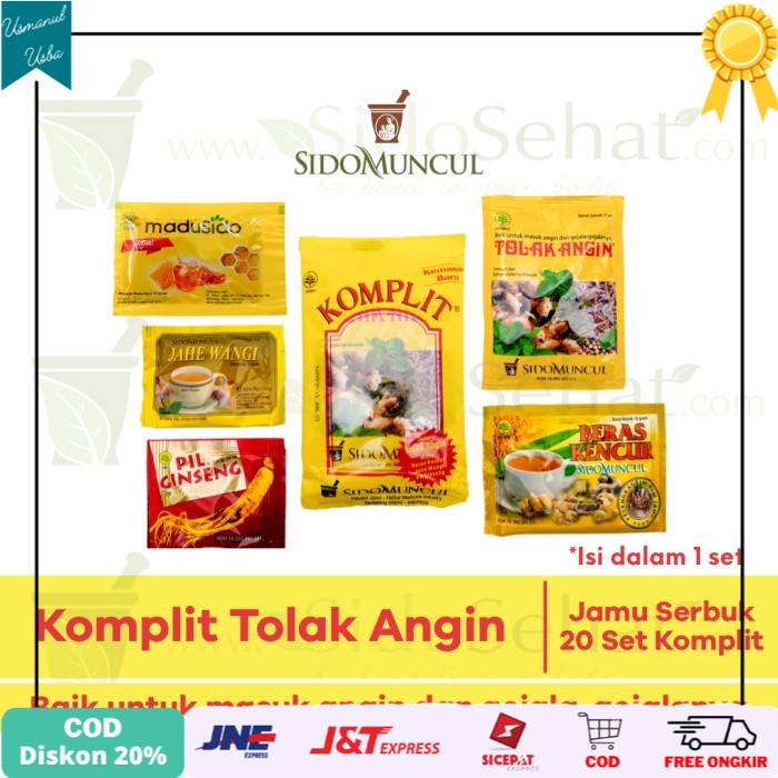 

◾COD◾ Jamu Tolak Angin Komplit SidoMuncul