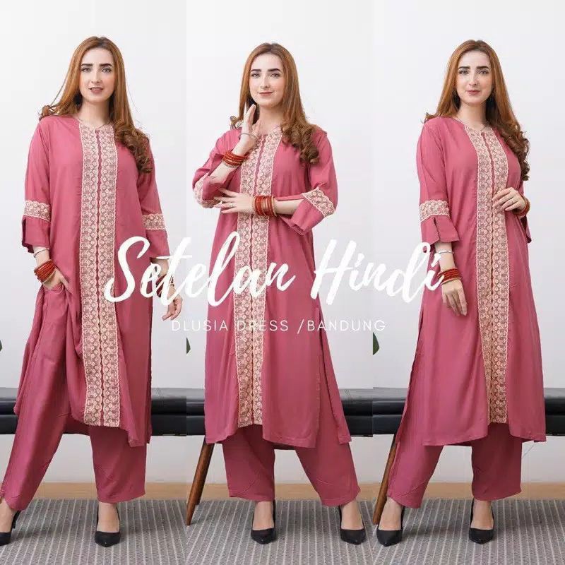 SETELAN DASTER ARAB LENGAN PANJANG HINDI BUSUI FRIENDLY