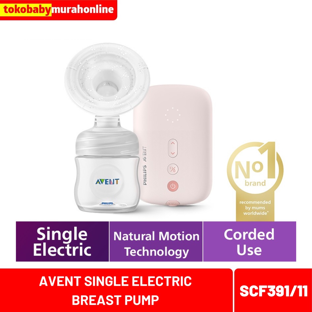 AVENT SINGLE ELECTRIC BREAST PUMP SCF391/11 / POMPA ASI