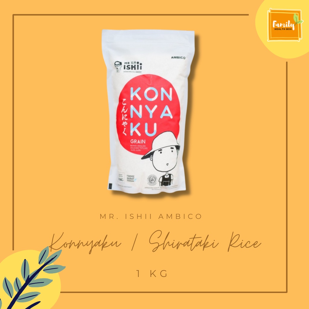 

Beras Shirataki / Shirataki Rice / Dry Shirataki Rice 1 kg