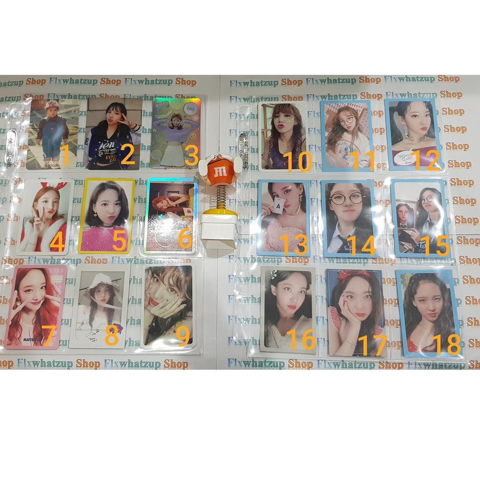 DISKON BRANDS FESTIVAL Twice Nayeon Official Photocard (All ERA) - TSB, Page Two, TCL, Signal, WIL,