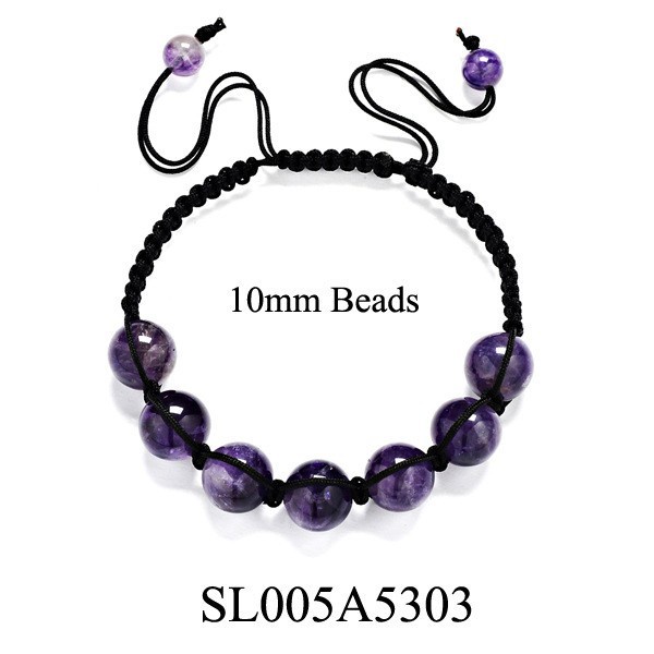 Gelang Shambala Batu Amethyst Untuk Chakra Mahkota