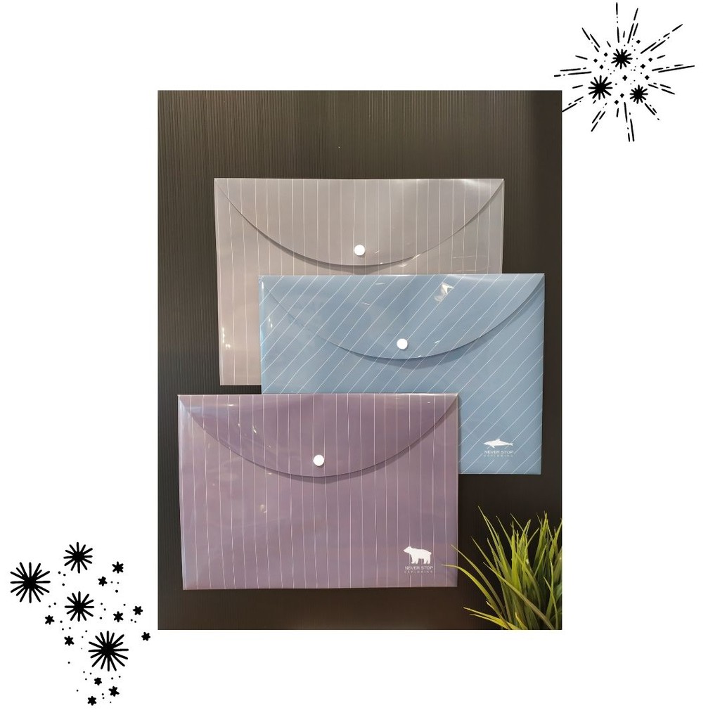 

BUTTON FILE FOLDER A4 ANIMAL WORLD PAN