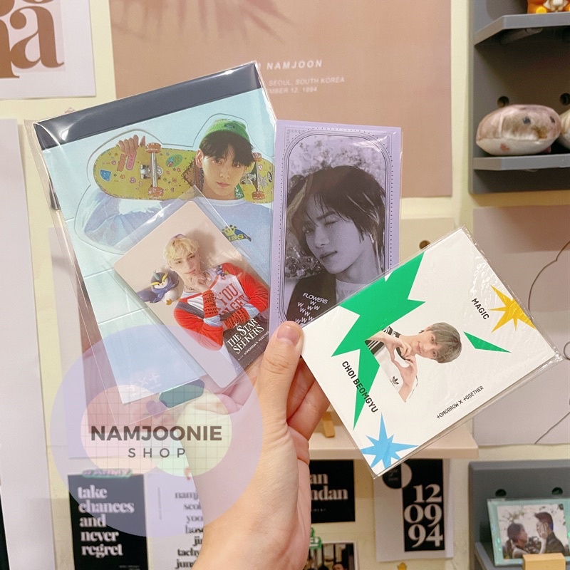 OFFICIAL TXT SOOBIN TAEHYUN BEOMGYU PC PHOTOCARD MAGIC TDCE MAGIC ID PAD AR CARD STANDEE TCCFOE FIGH