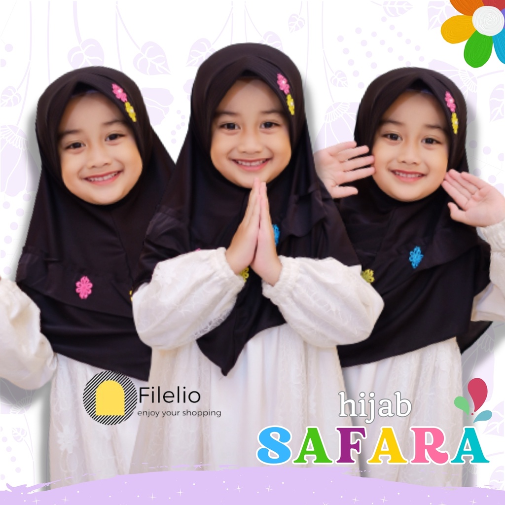 Kerudung Anak TK SAFARA / Jilbab Anak Terbaru / Hijab Anak Murah / Fashion Anak / Kado Ultah