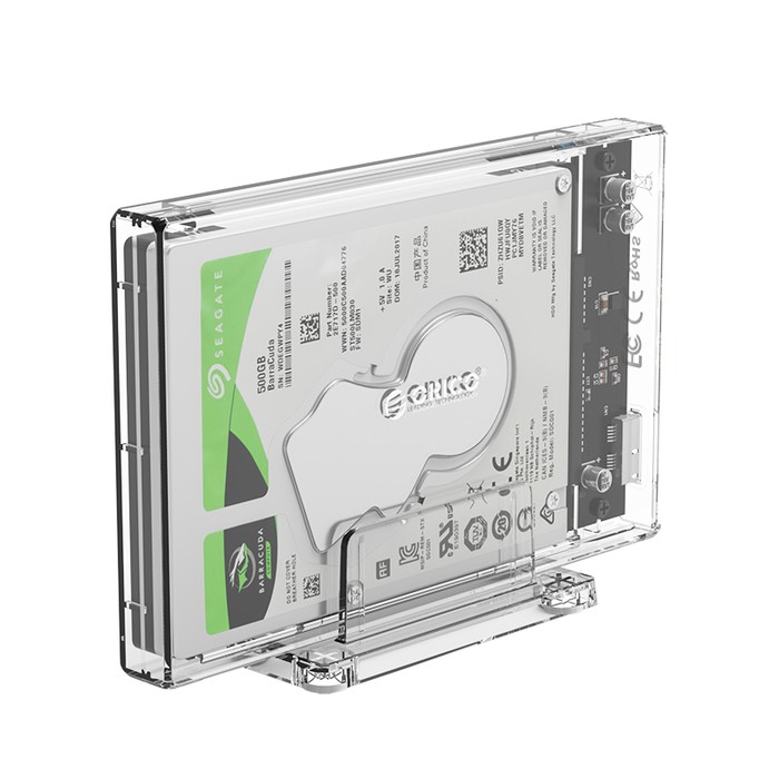 Orico 2159U3 2.5 inch Transparent USB 3.0 HDD Enclosure with Stand