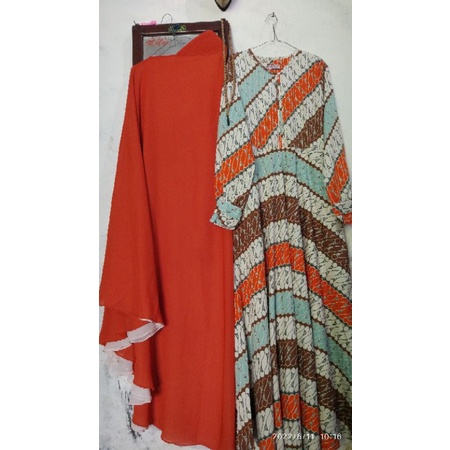 Set Gamis Preloved brand Annisa Syar'i Like New