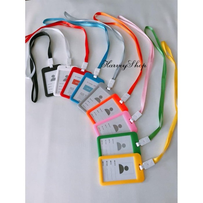 Gantungan Kartu Nama ID Card / Name tag / Card Holder / Tempat ID Card / Casing 2 SISI