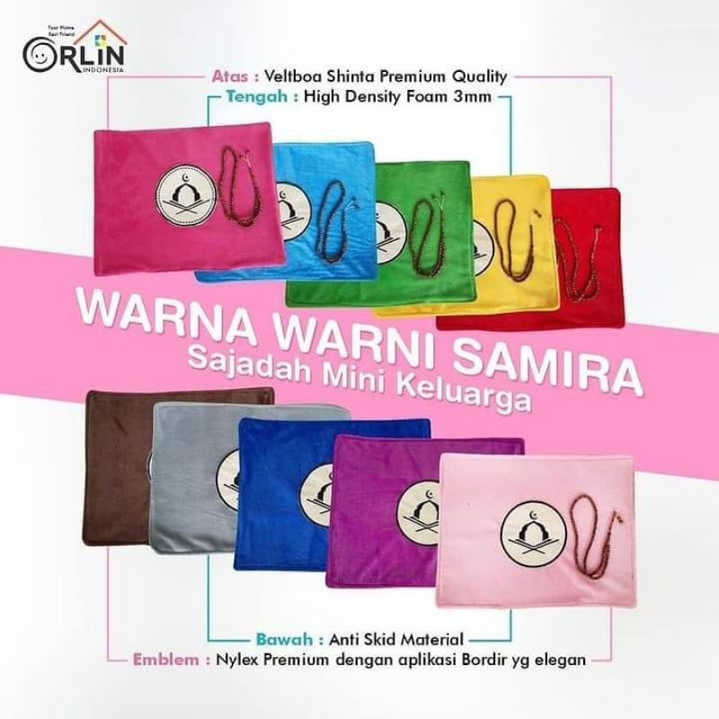 SAMIRA (Sajadah mini keluarga) BY ORLIN INDONESIA
