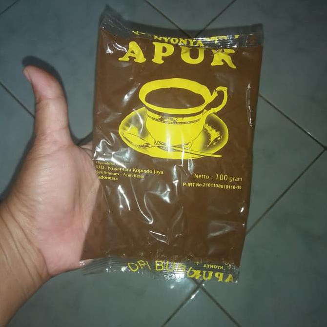 

kopi aceh cap nyoya apuk asli 100 gram