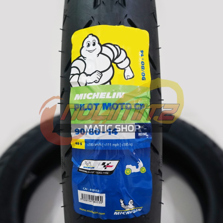 Ban Motor Tubeless Michelin Pilot Moto GP 90/80 - 14 Vario Beat Scoopy Mio