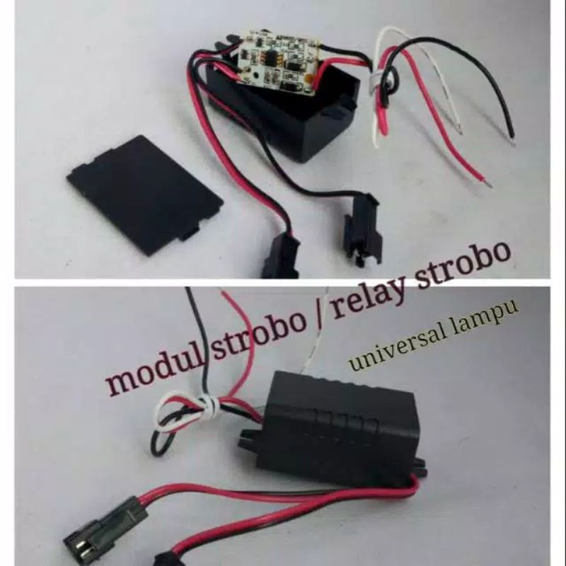 Relay strobo otomatis flash universal