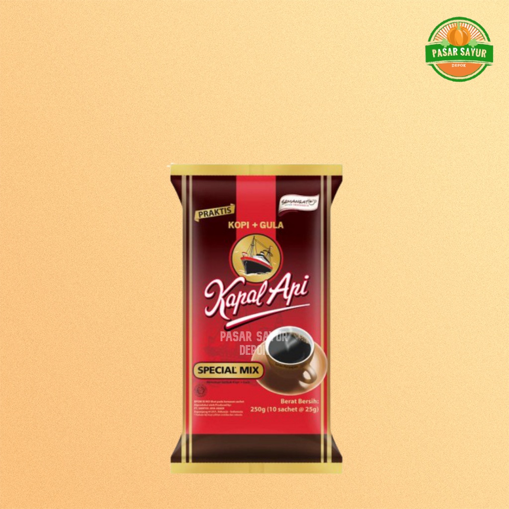 

Kopi kapal api special mix isi 10 sachet