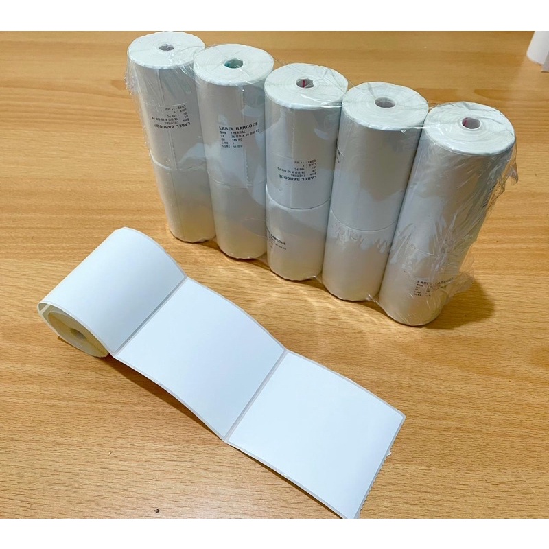 LABEL THERMAL STICKER 80x90 MM UNTUK PANDA PRJ-80BL MOBILE PRINTER