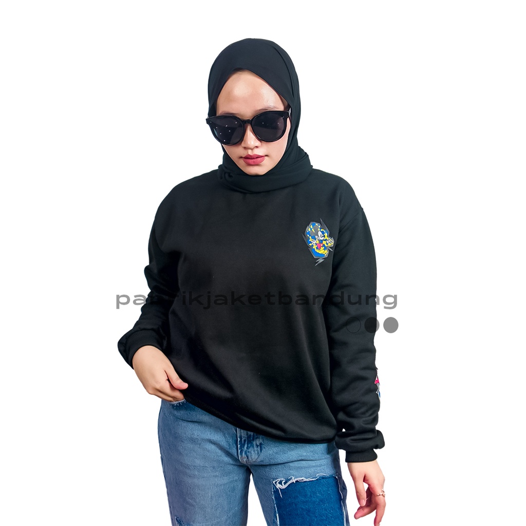 Mickey Tren Sweatshirt  Holyrider HITAM