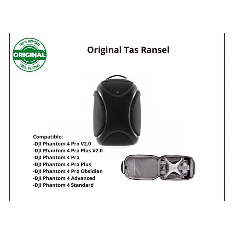 Dji Phantom 4 Backpack Original Tas Second