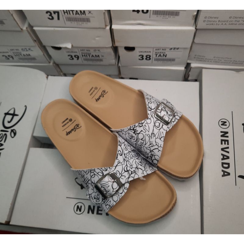 Sendal Nevada x Disney | Sandal Wanita Mickey Minnie Mouse| Sendal Cewek Disney x Nevada